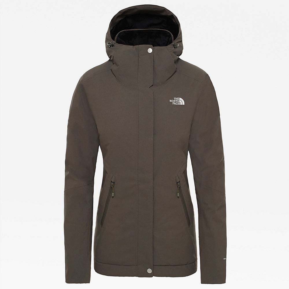 The North Face Insulated Jacket Womens Australia - The North Face Inlux Green Hiking (KGY-172580)